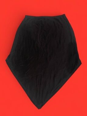 Black Women’s Asymmetric Pointed Hem Skirt